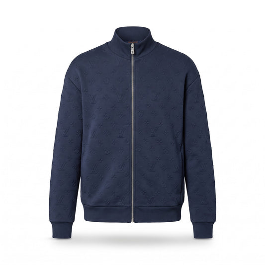 LV Monogram Embossed Tracksuit (Navy)