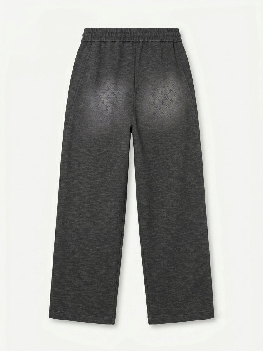 LV | Faded Monogram Relaxed Sweatpants - Charcoal
