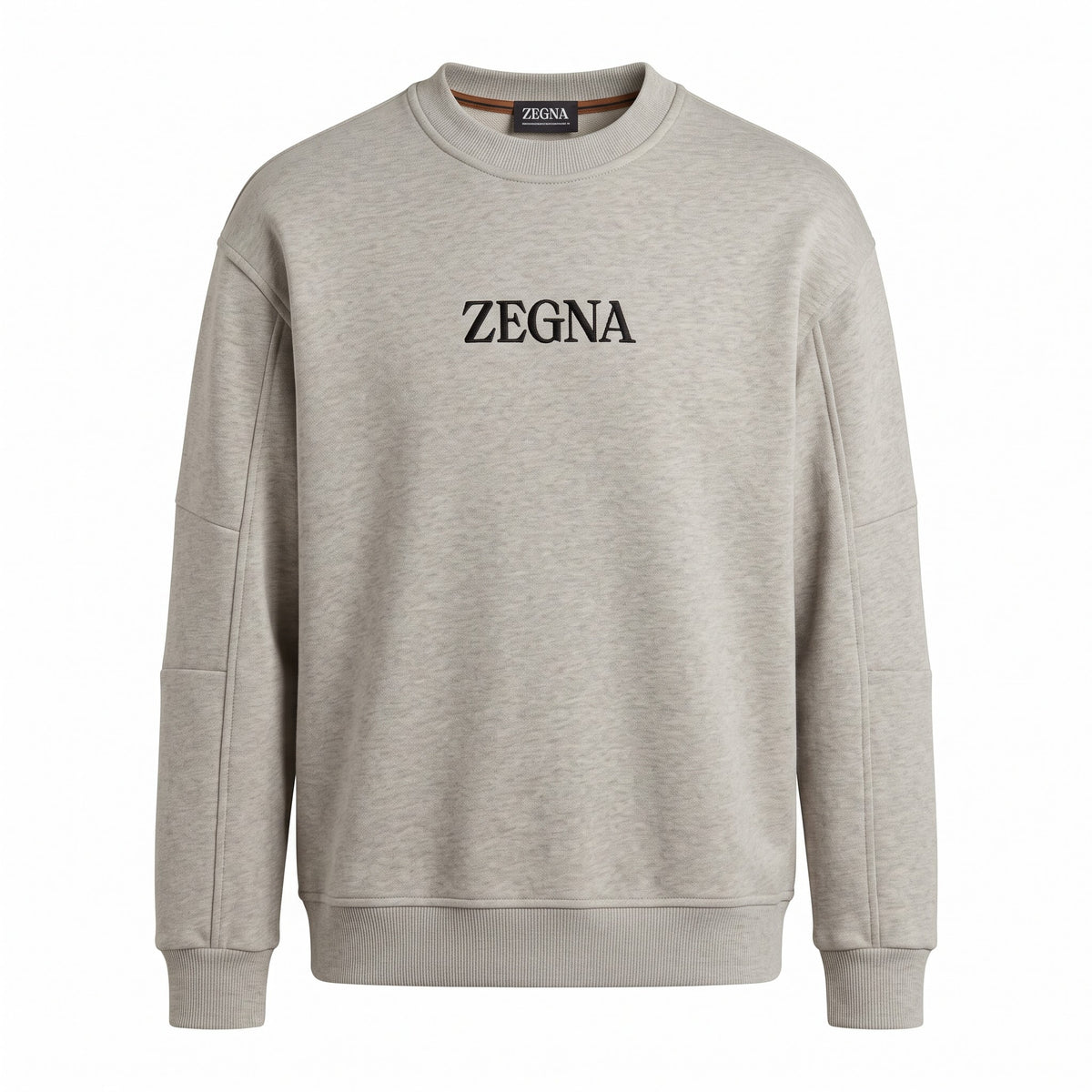 ZG Essential Logo Sweatshirt in Heather Grey