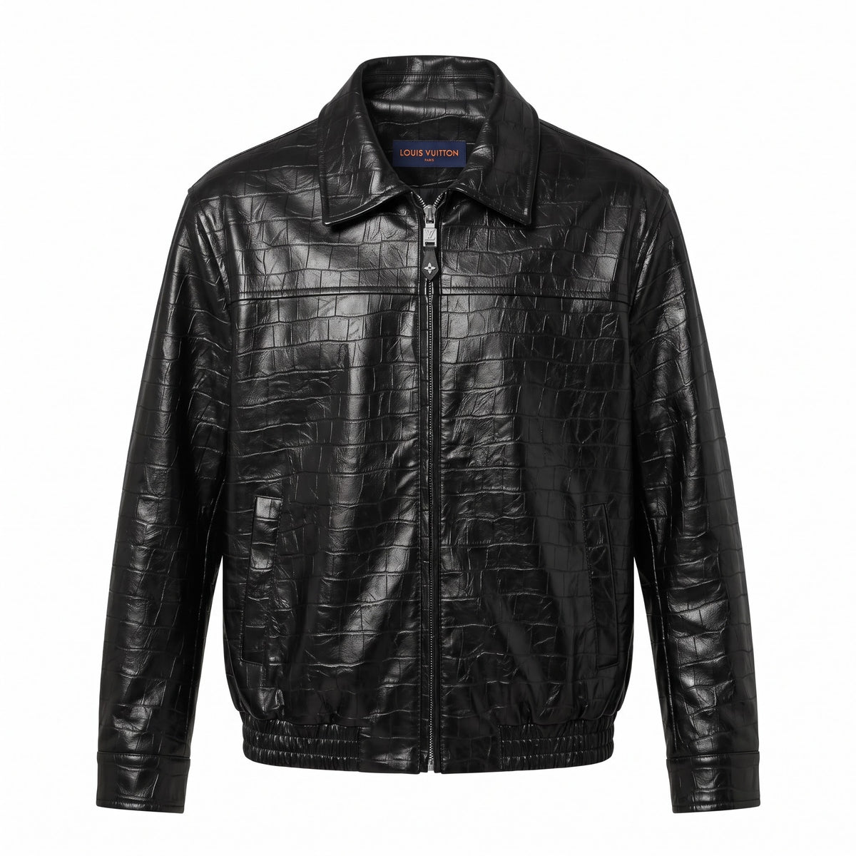 LV Exotic Embossed Blouson in Noir