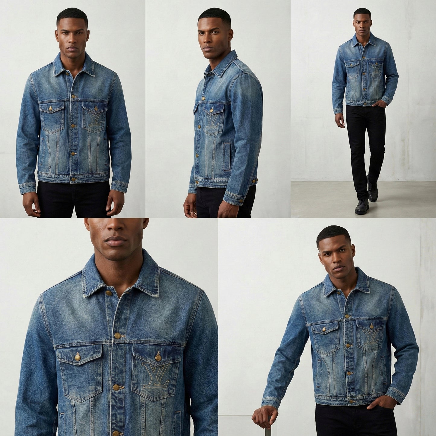 The Heritage Monogram Trucker – Vintage Indigo