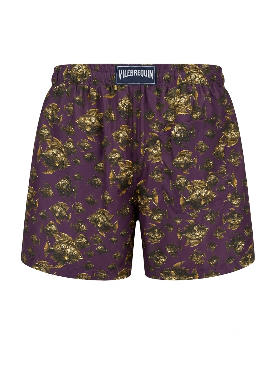 VLBQ Gilded Pisces Swim Trunks