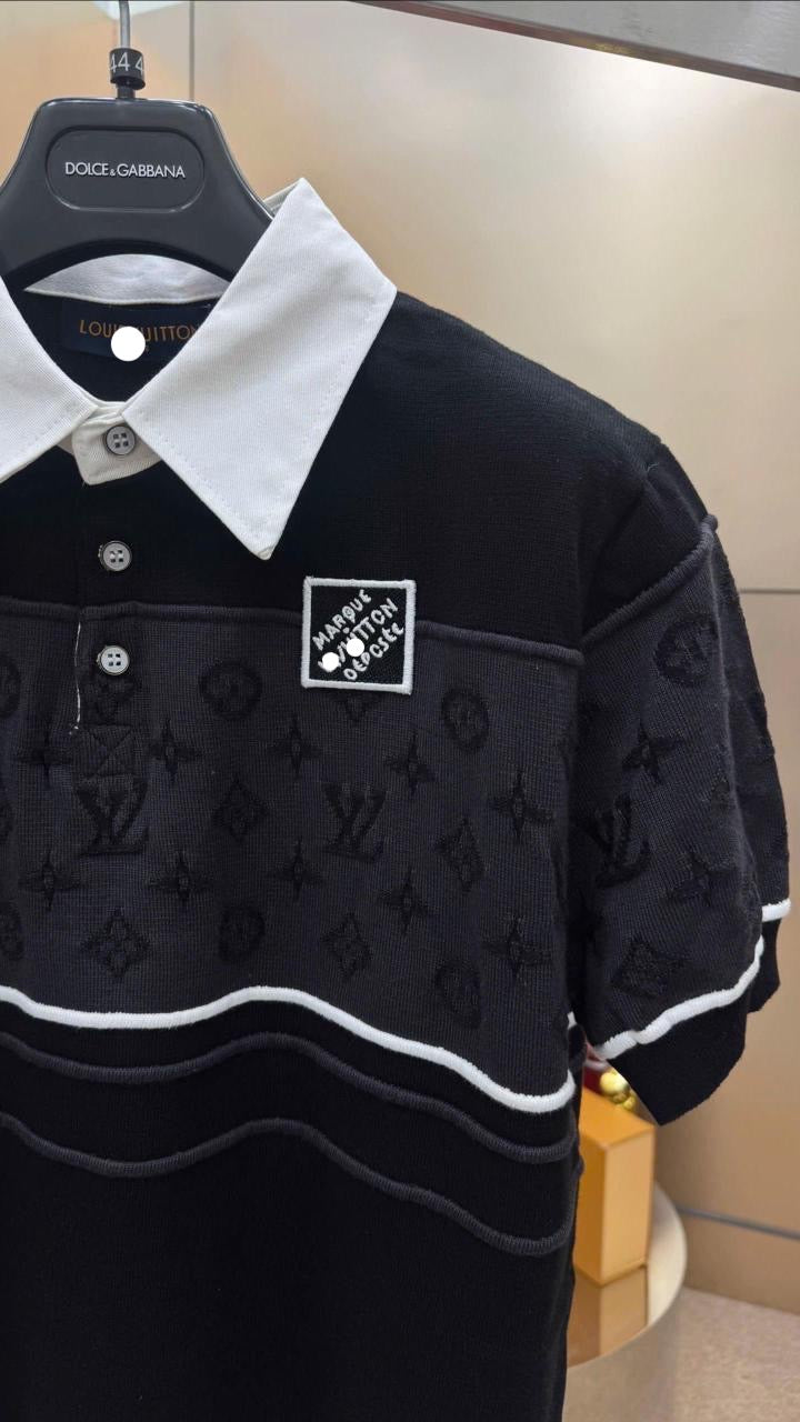 LV Signature Monogram Knit Polo