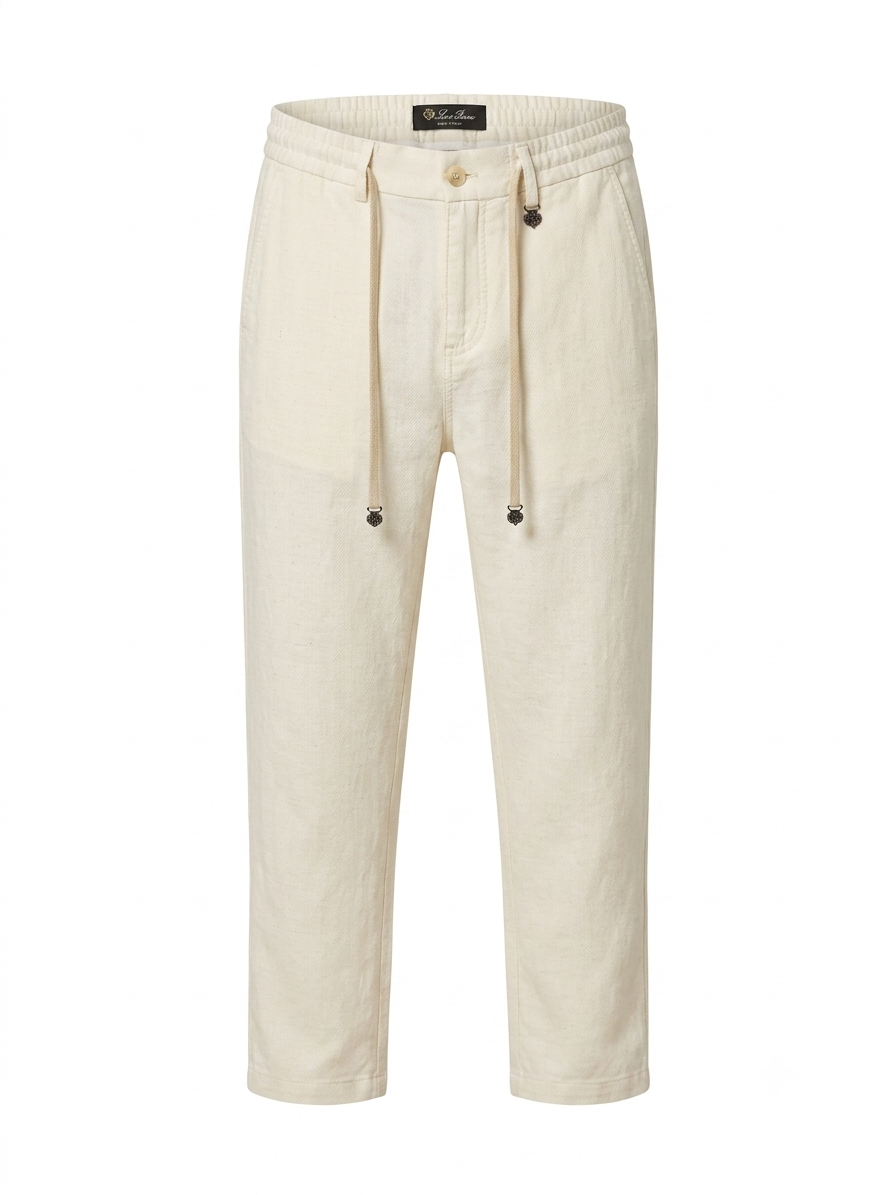 LP Sartorial Linen Drawstring Trousers