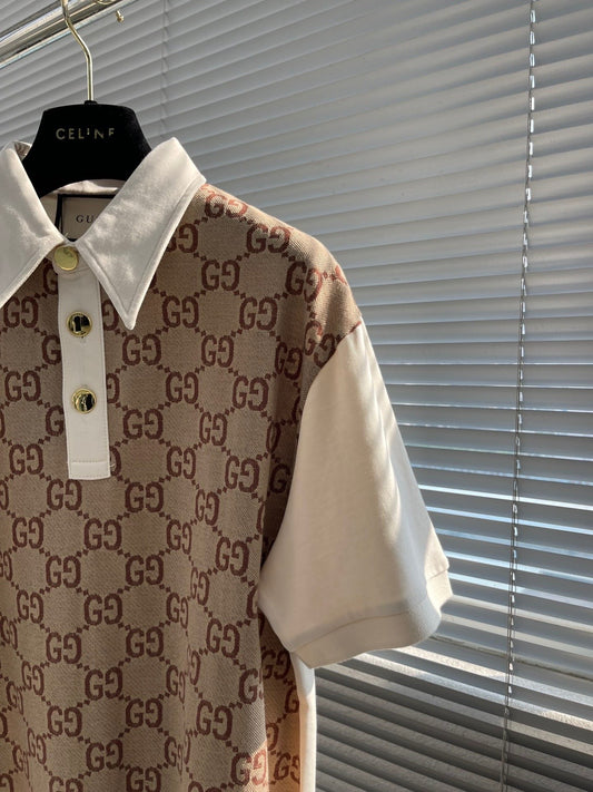 GC Monogram Cotton Polo