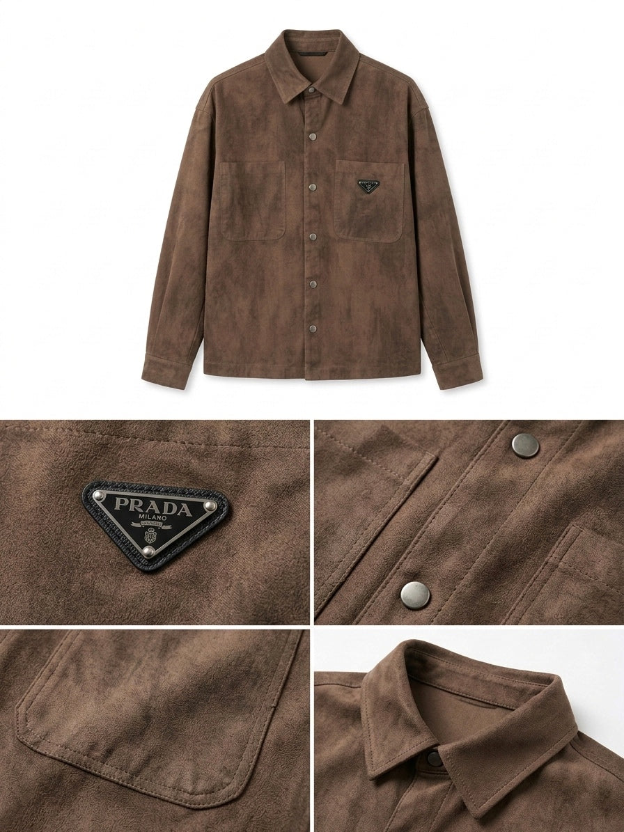 Ornate Embroidered Button-Downs & Textured Overshirt