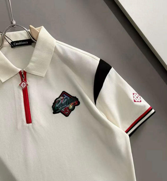 CASA Heritage Zip-Front Sports Polo