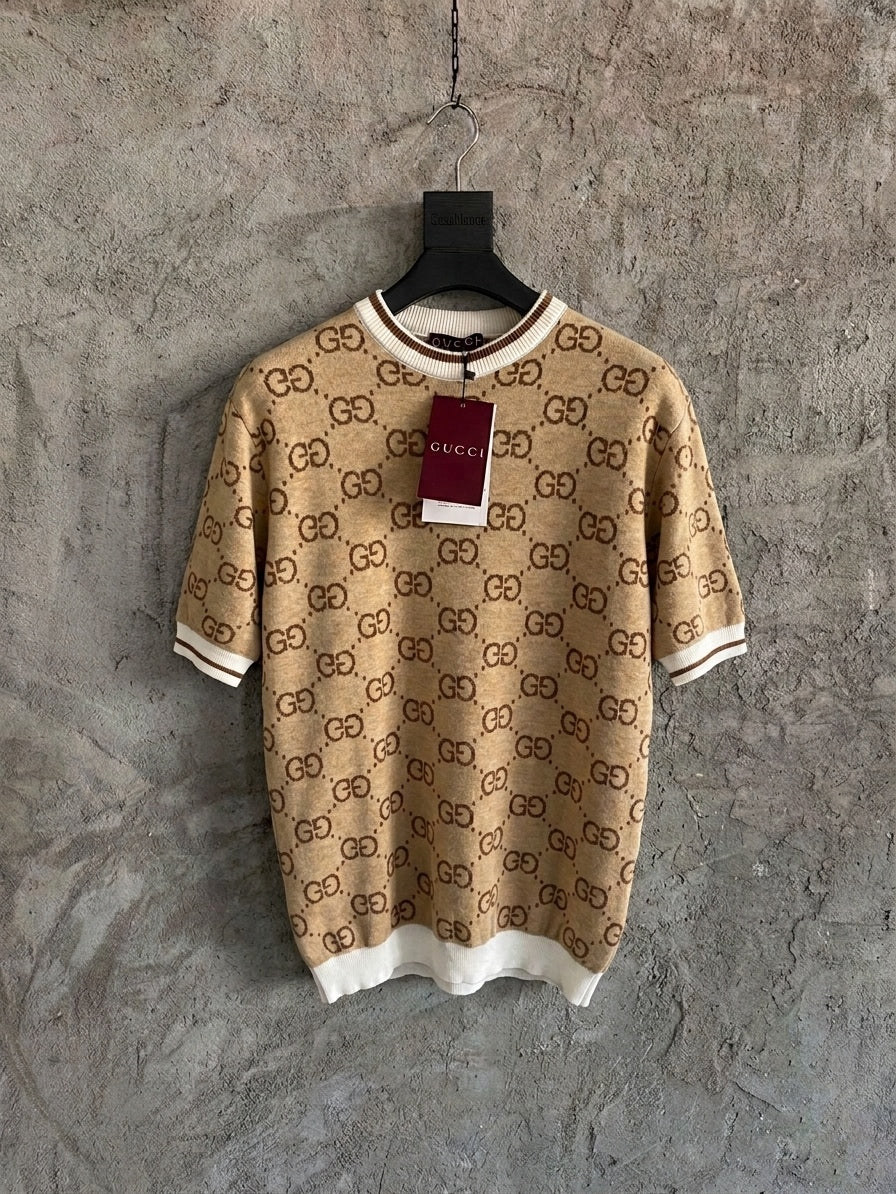 G. Iconic Monogram Jacquard Knit Top