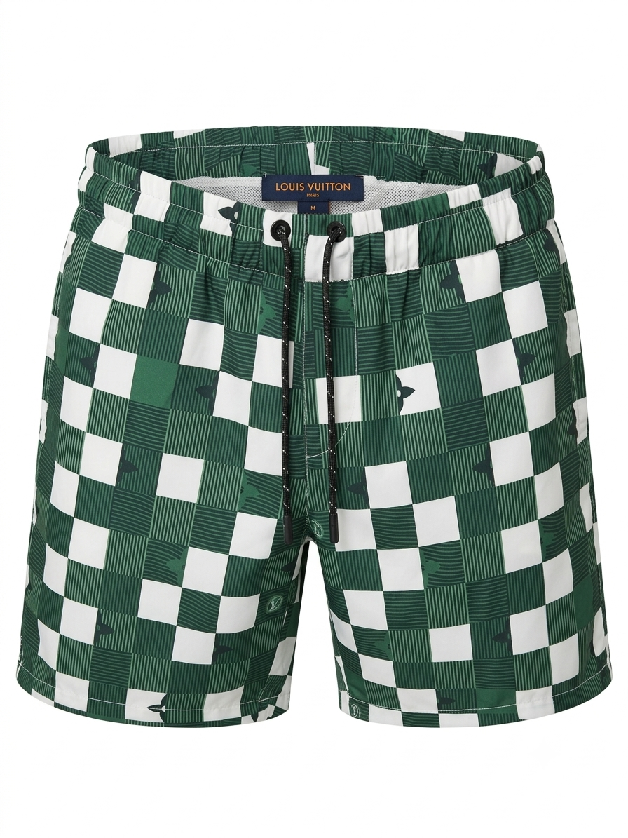 LV | Damier Monogram Swim Trunks - Emerald