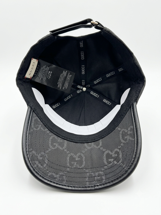 The G. Signature Monogram Cap in Onyx