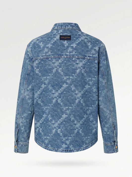 LV Damier Pop Denim Overshirt