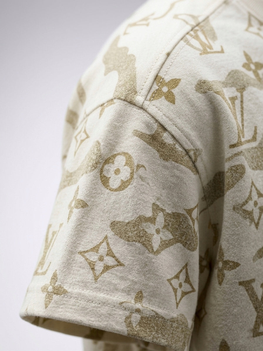 LV Monogram Jacquard T-Shirt & Shorts Set