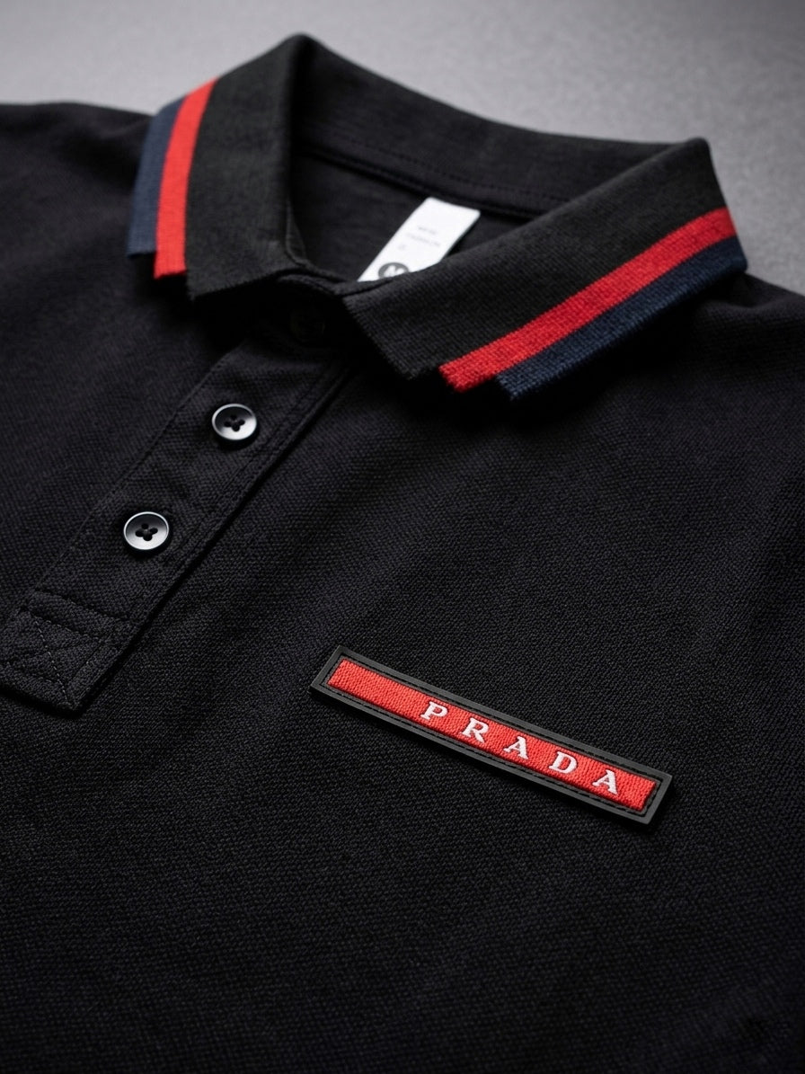 PRD Linea Rossa Tipped Polo