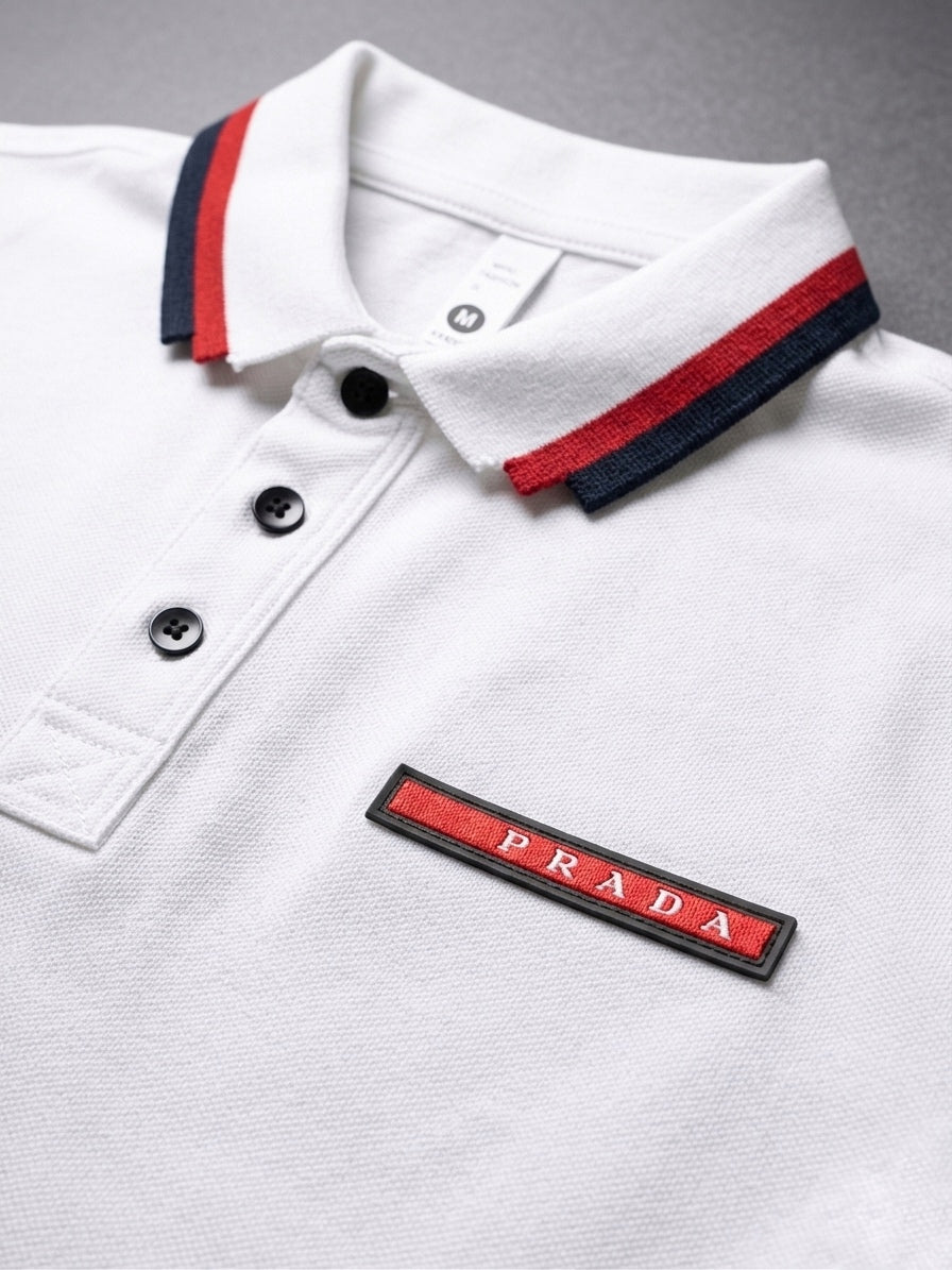 PRD Sportive Contrast-Trim Polo