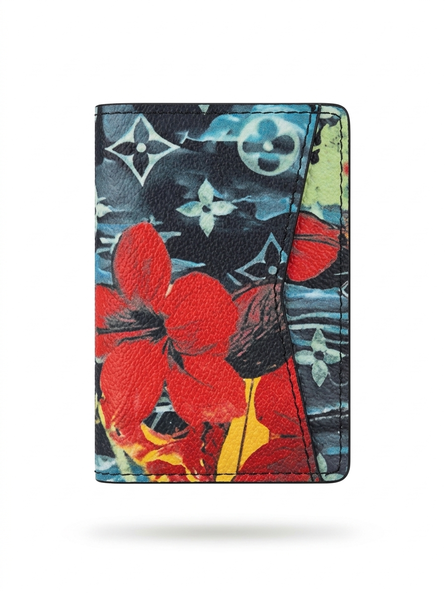 Tropical Surf Motif Card Holder