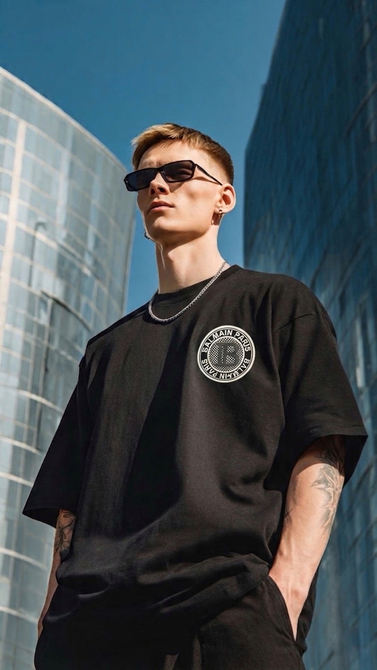 BLM Medallion Emblem Cotton T-Shirt