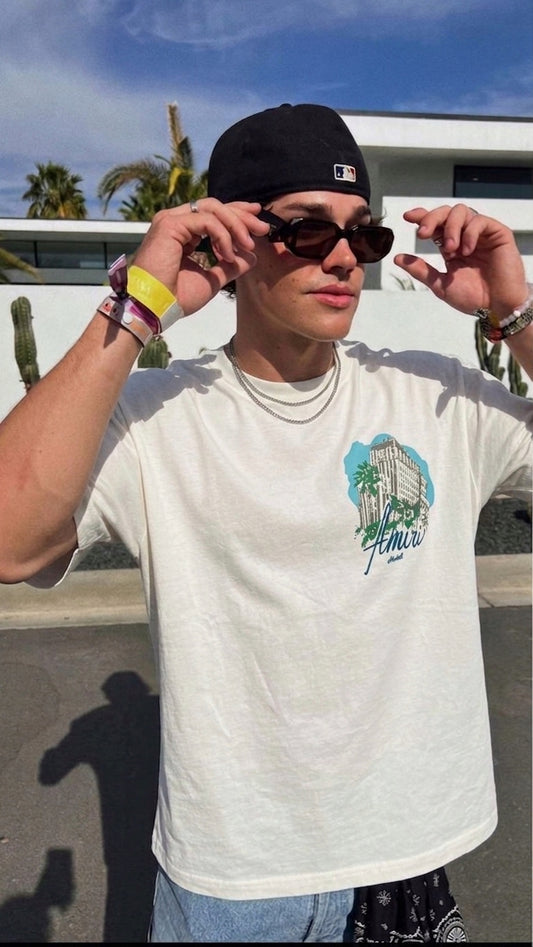 AM "Hotel" Graphic Cotton Tee
