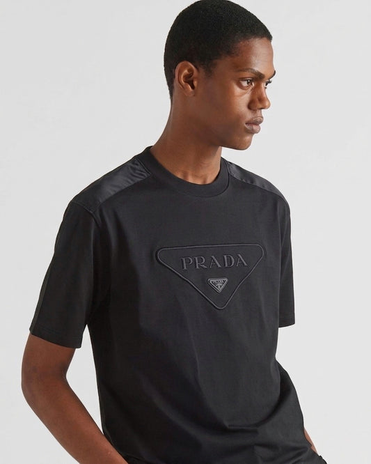 PRD Panelled Triangle Embroidery T-Shirt