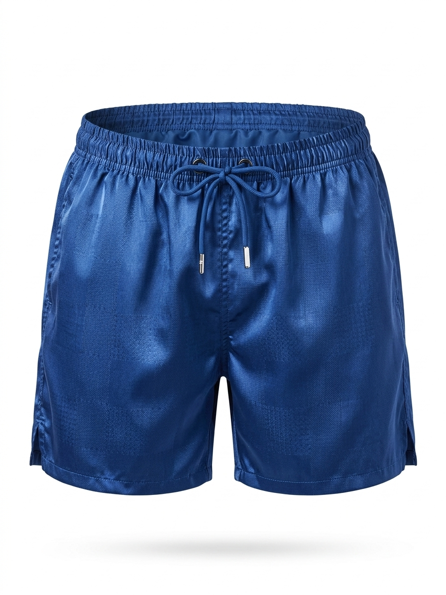 Monogram Satin Swim Shorts