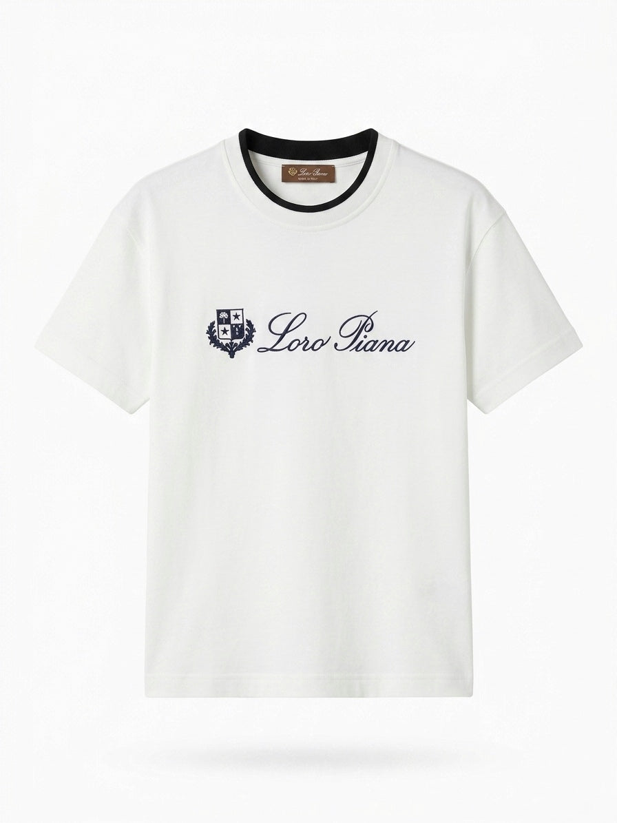LP Crest Logo White T-Shirt