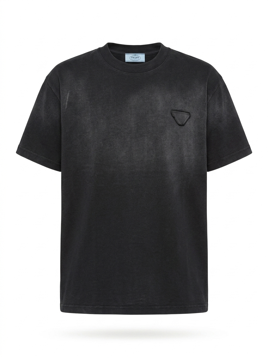 PR Vintage Wash Triangle Logo T-Shirt