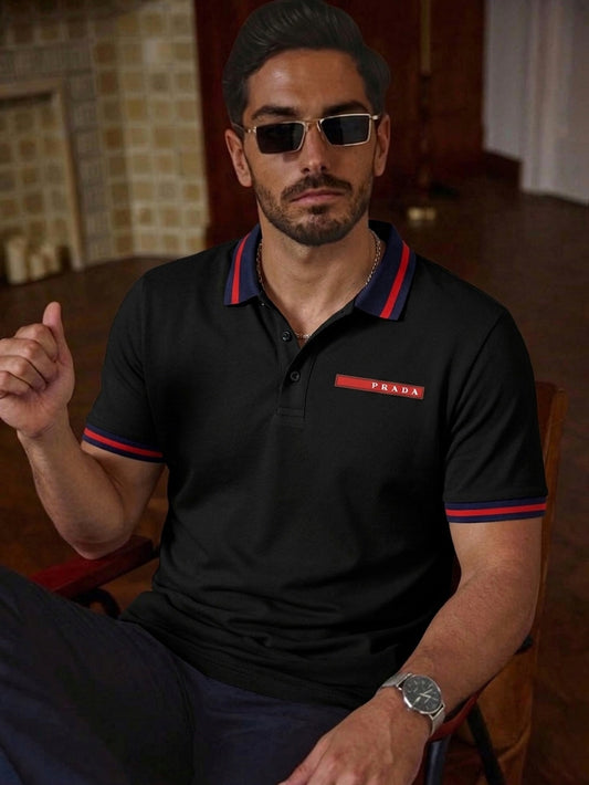 PRD Linea Rossa Tipped Polo