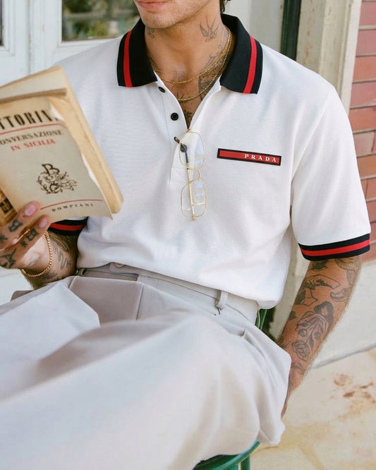 PRD Sportive Contrast-Trim Polo