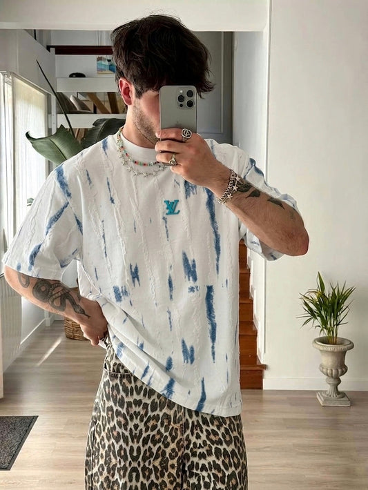 LV: Bleached Jacquard Monogram Tee