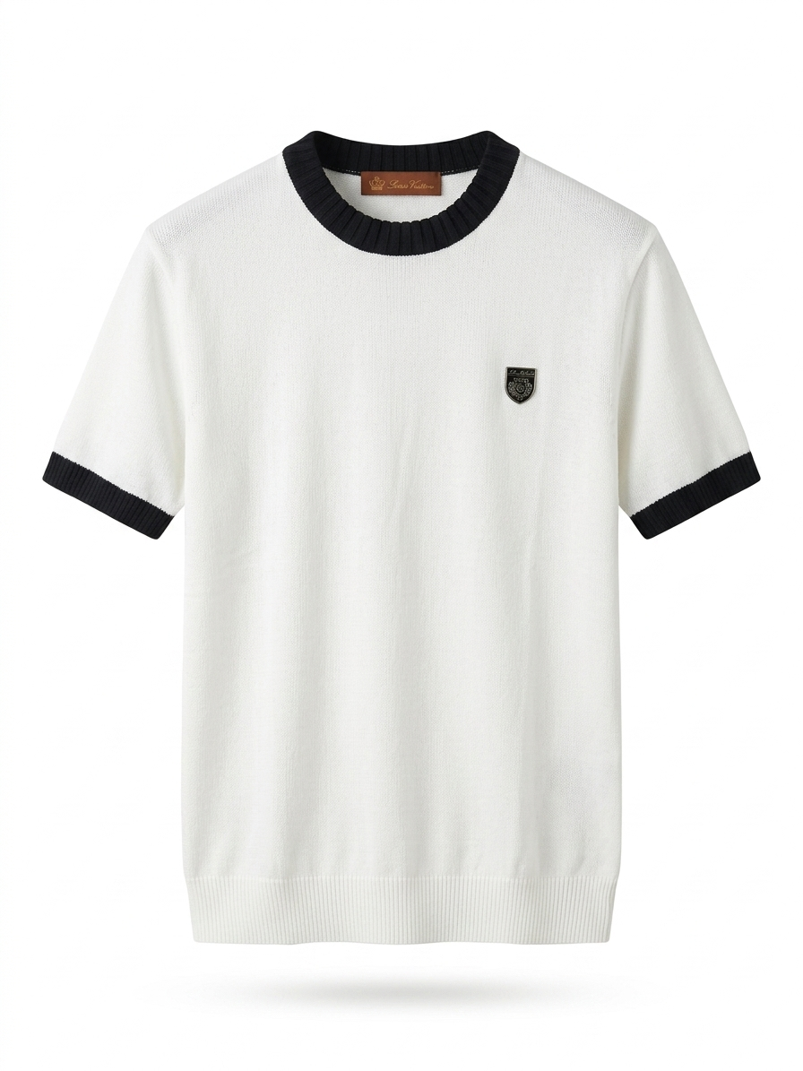 LP Fine-Gauge Knit Crew-Neck Pullover