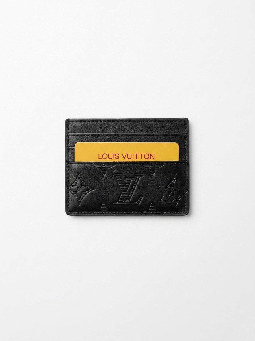 Pocket Organizer: Embossed Monogram Shadow Leather