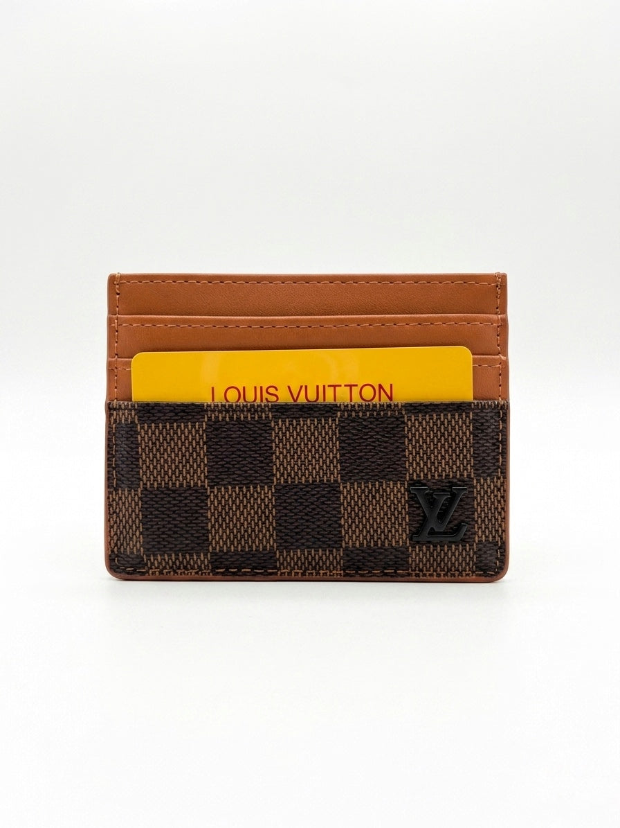Elegant LV Damier Card Holder