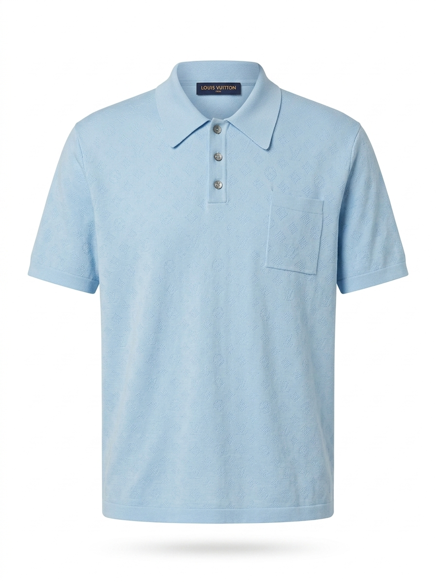 LV Signature Monogram Jacquard Polo