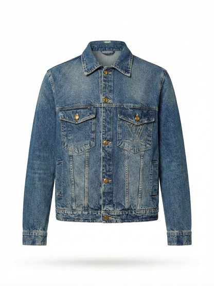 The Heritage Monogram Trucker – Vintage Indigo