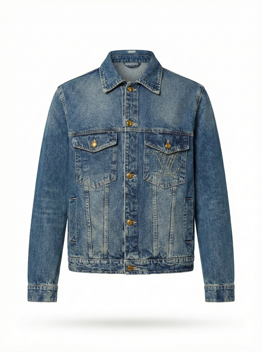 The Heritage Monogram Trucker – Vintage Indigo