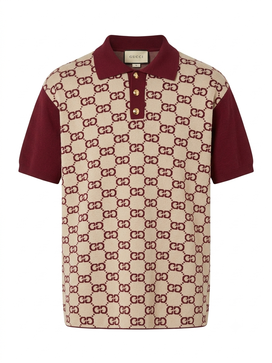GC Heritage Monogram Knit Polo
