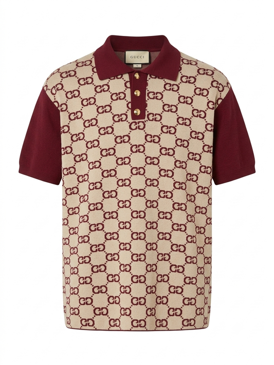 GC Heritage Monogram Knit Polo