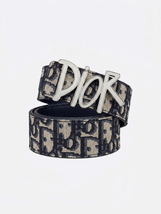 CD Oblique Jacquard Logo Belt
