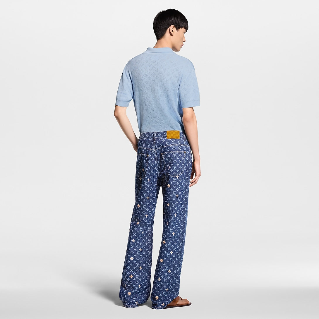 LV Signature Monogram Jacquard Polo