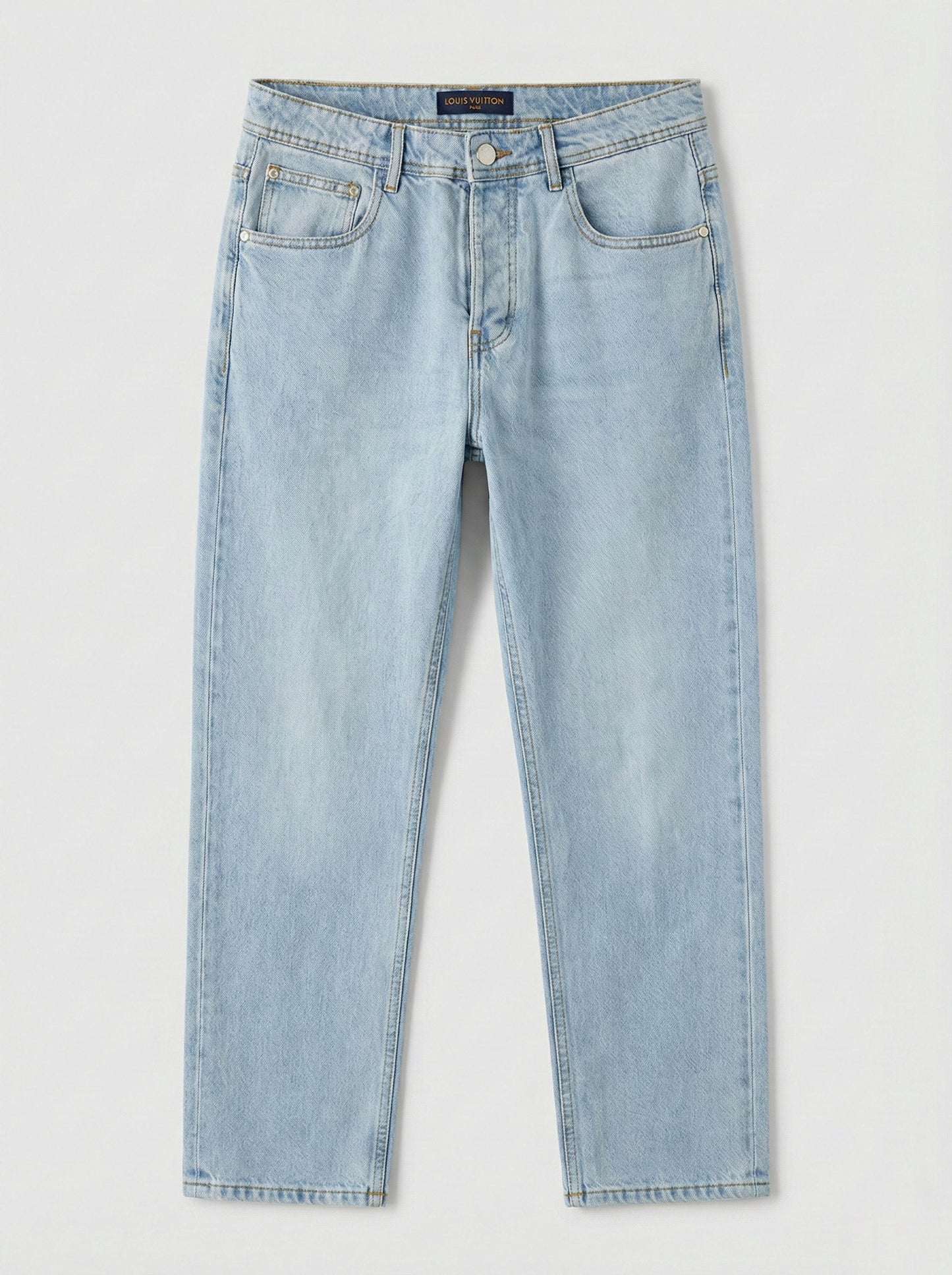 Signature Monogram Zip-Up Denim Set