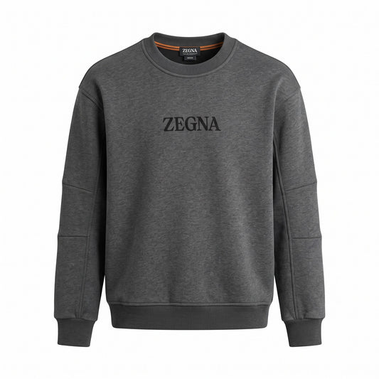 ZG Essential Logo Sweatshirt in Slate Grey