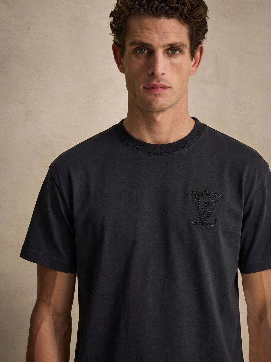 LV Signature Embellished Oversized Tee