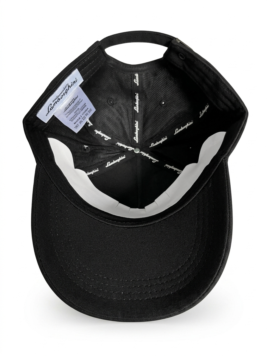 LBGNI Golden Shield Motorsport Cap in Onyx