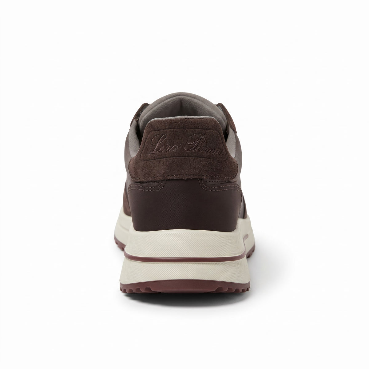 LP Taupe Mixed-Media Sneaker