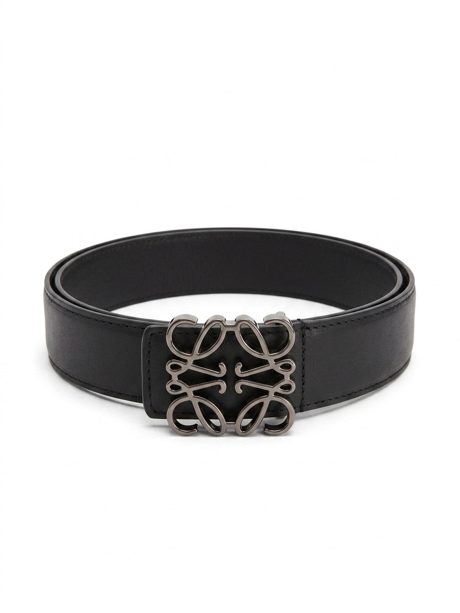 Loewe Anagram Smooth Leather Belt