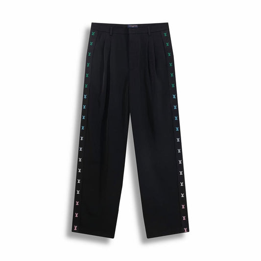 LV Tailored Trousers with Gradient Monogram Tape