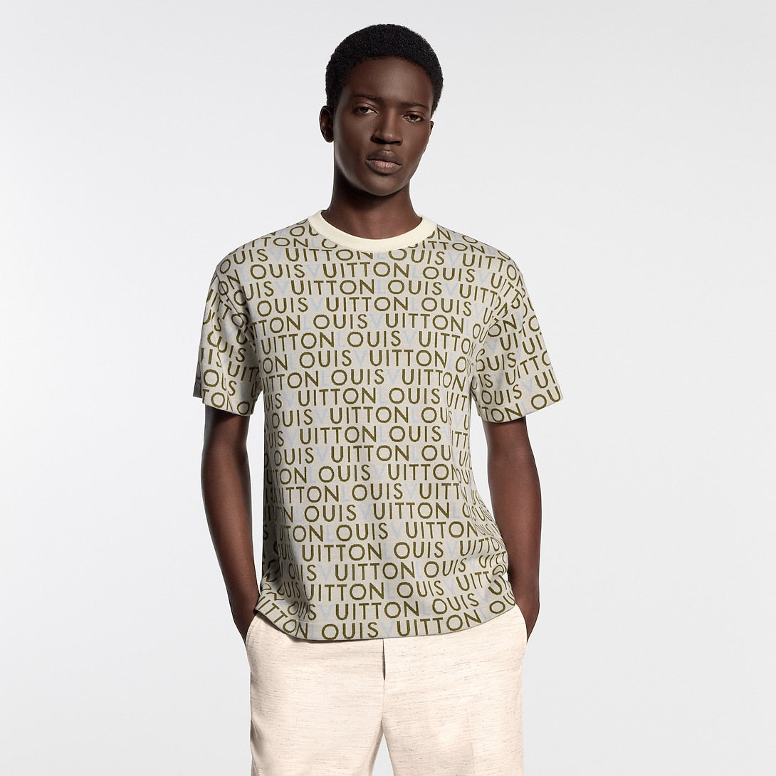 LV Signature Jacquard Knit Tee