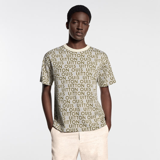 LV Signature Jacquard Knit Tee