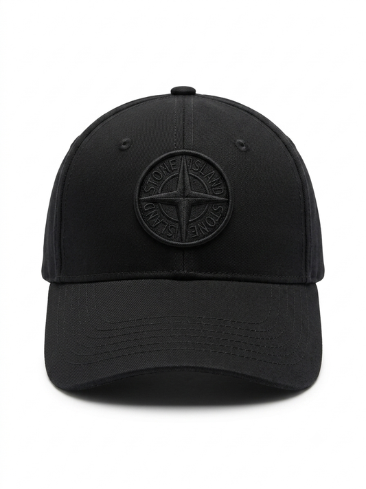 SI Ghost Piece Compass Cap in Pitch Black