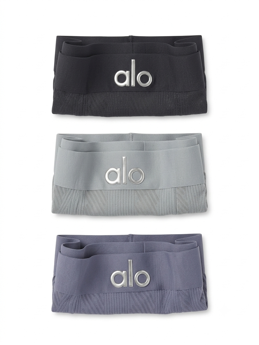 ALO The Essential Ribbed Boxer Brief Trio