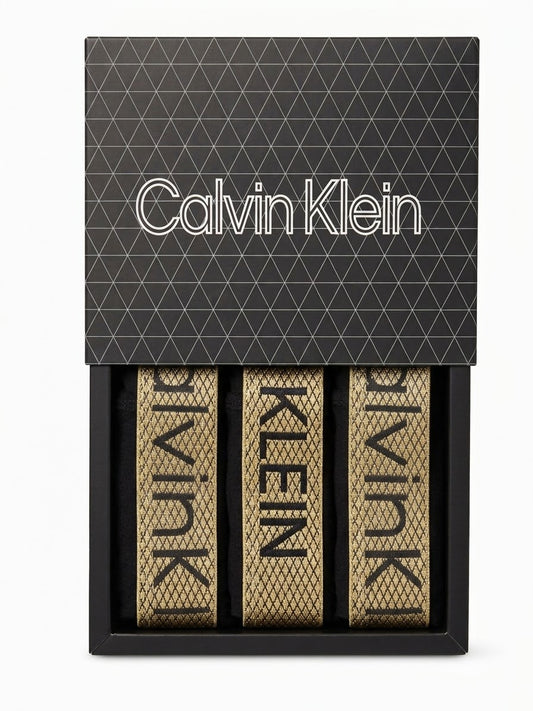 CK Metallic Gold-Tone 3-Pack Trunk Set